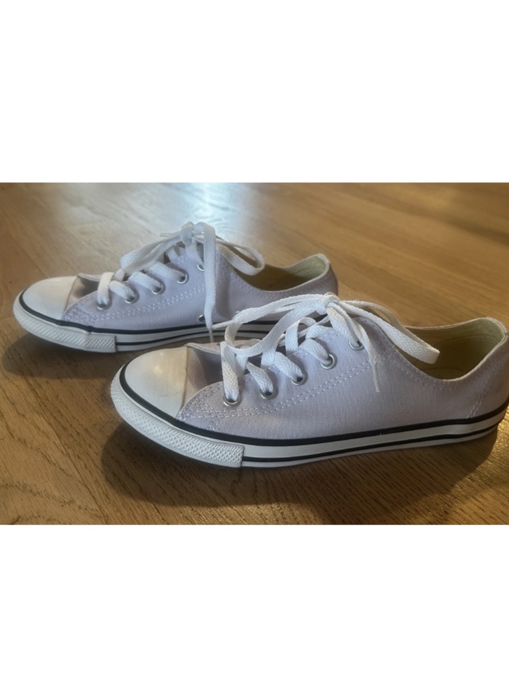 NWT Converse Chuck Taylor All Star Low Top Lavender Lilac Size 6 - Picture 7 of 10